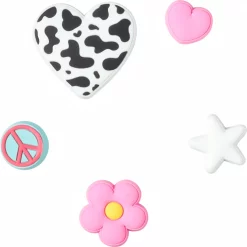 Crocs Jibbitz™ Girly Icon 5 Pack Shoe Charms