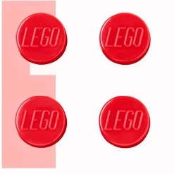 Crocs LEGO Jibbitz Red Tile 2x2 Shoe Charm