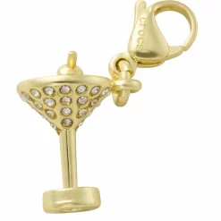 Crocs Jibbitz™ Gold Martini Shoe Charm