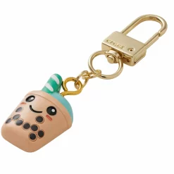 Crocs Cute Boba Drink Bag Charm - Trendy Bubble Tea Keychain