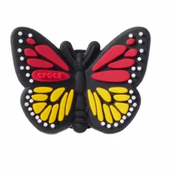 Crocs Black and Yellow Butterfly Jibbitz™ Shoe Charm