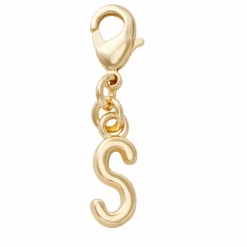 Crocs Jibbitz™ Gold Letter S Shoe Charm