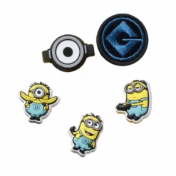 Crocs Minions 5 Pack Jibbitz™ charms, Fun Clog Accessories