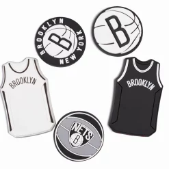 Crocs NBA Brooklyn Nets 5 Pack Jibbitz™ Shoe Charms