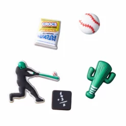 Crocs Jibbitz Baseball Team 5-Pack Shoe Charms