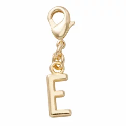 Crocs Jibbitz™ Personalized Gold Letter E Shoe Charm