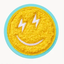 Crocs Jibbitz Mega Chenille Happy Face Emoji Charm