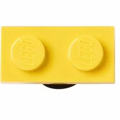Crocs LEGO Yellow Tile 1x2 Jibbitz Building Block Charm