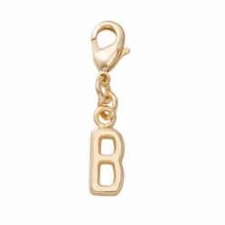 Crocs Jibbitz Gold Letter B Personalized Shoe Charm