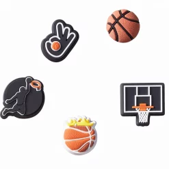 Crocs Personalized Basketball Team 5-Pack Jibbitz™ Charms