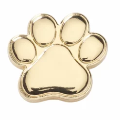 Crocs Jibbitz Gold Dog Paw Shoe Charm