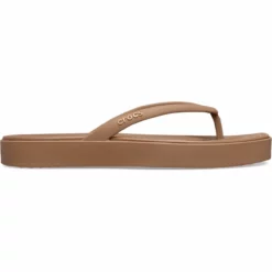 Crocs Miami Flatform Flip Square-Toe Wedge Sandals