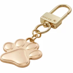 Crocs Dog Paw Bag Charm Gold - Cute Pet Accessory