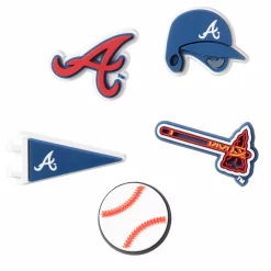 Crocs MLB Atlanta Braves 5 Pack Jibbitz™ Shoe Charms