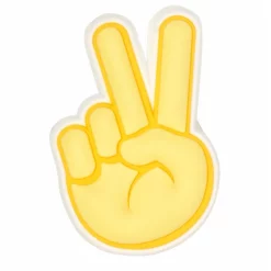 Crocs Jibbitz Peace Hand Sign Shoe Charm