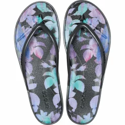 Crocs Miami Dark Floral Strappy Sandal