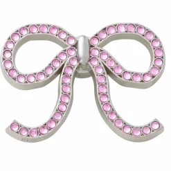 Crocs Pink Glittery Bow Jibbitz Shoe Charm