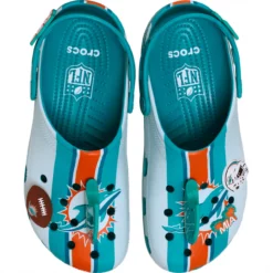 Crocs Miami Dolphins Classic Clog Game Day